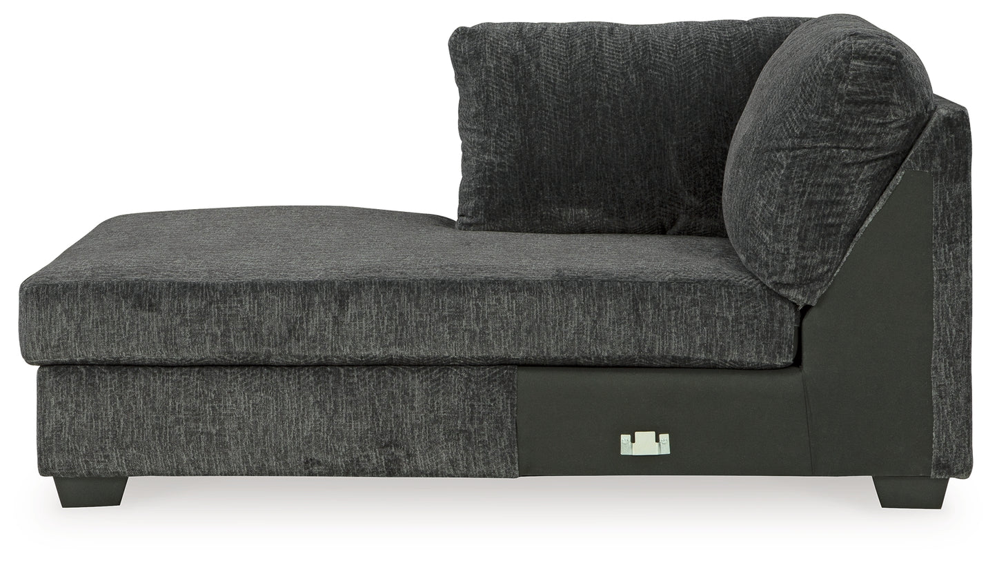 Biddeford 2-Piece Sectional and Oversized Swivel Accent Chair