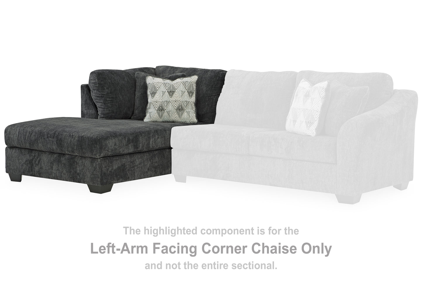 Biddeford 2-Piece Sectional and Oversized Swivel Accent Chair