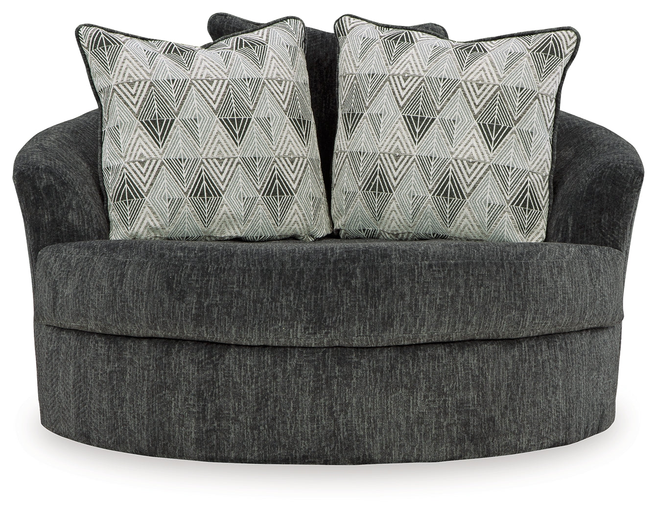 Biddeford 2-Piece Sectional and Oversized Swivel Accent Chair