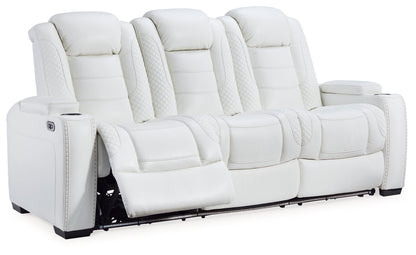 Party Time Power Reclining Sofa and Loveseat with Power Recliner