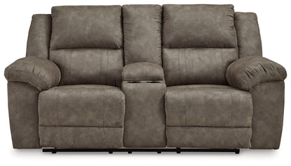 Laresview Reclining Loveseat with Console