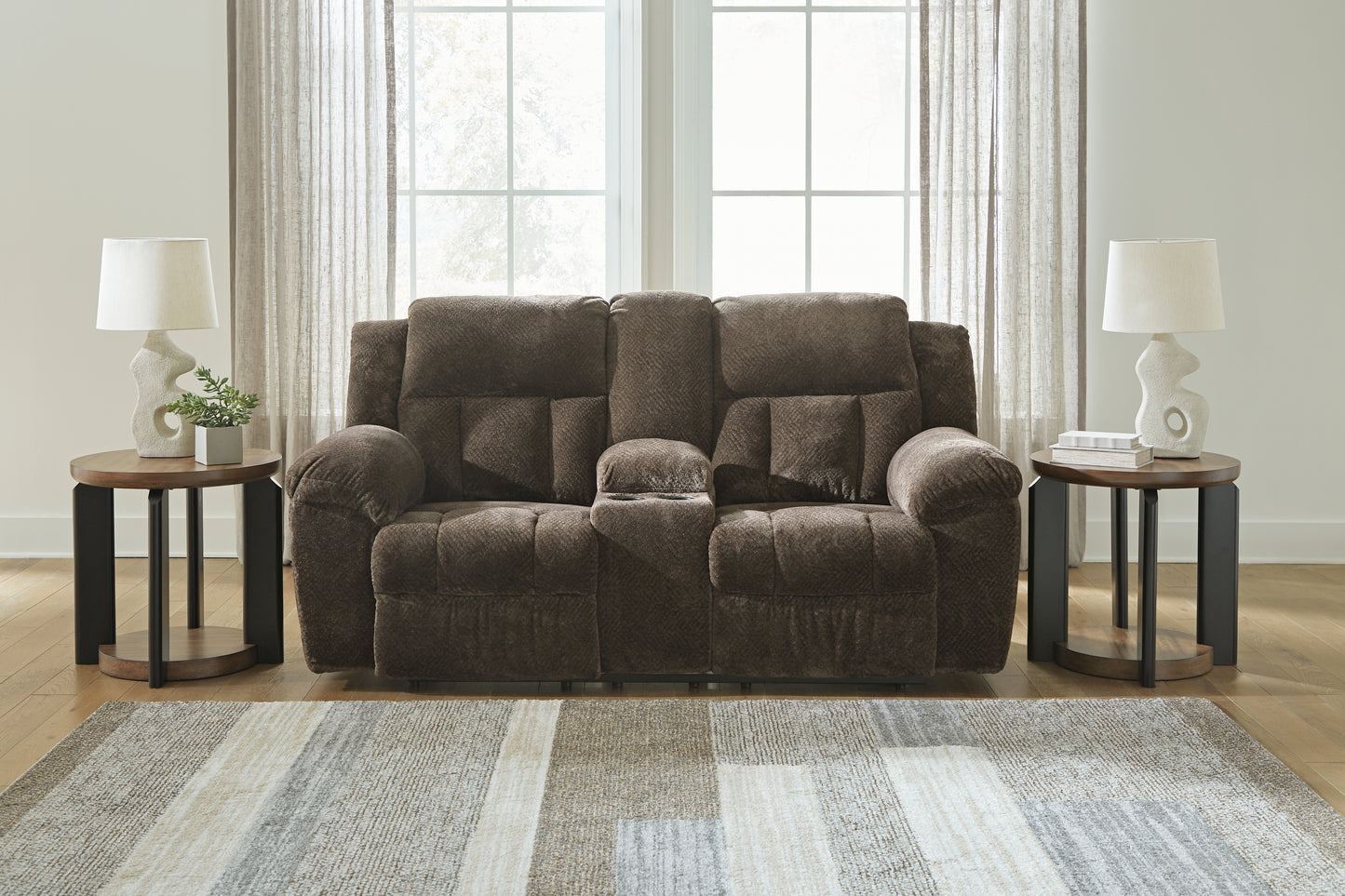 Frohn Reclining Loveseat with Console