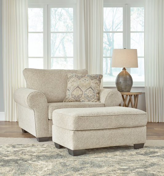 Haisley Sofa, Loveseat, Oversized Chair and Ottoman