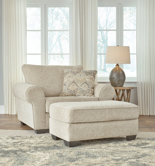 Haisley Sofa, Loveseat, Oversized Chair and Ottoman
