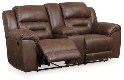 Stoneland Reclining Loveseat with Console