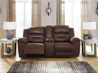 Stoneland Reclining Loveseat with Console