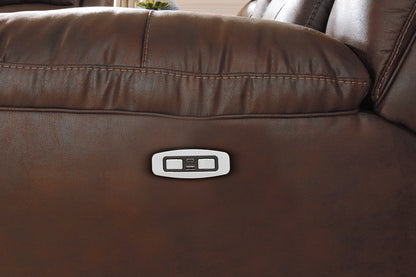 Stoneland Power Reclining Loveseat with Console