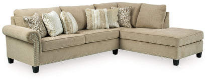 Dovemont 2-Piece Sectional with Ottoman