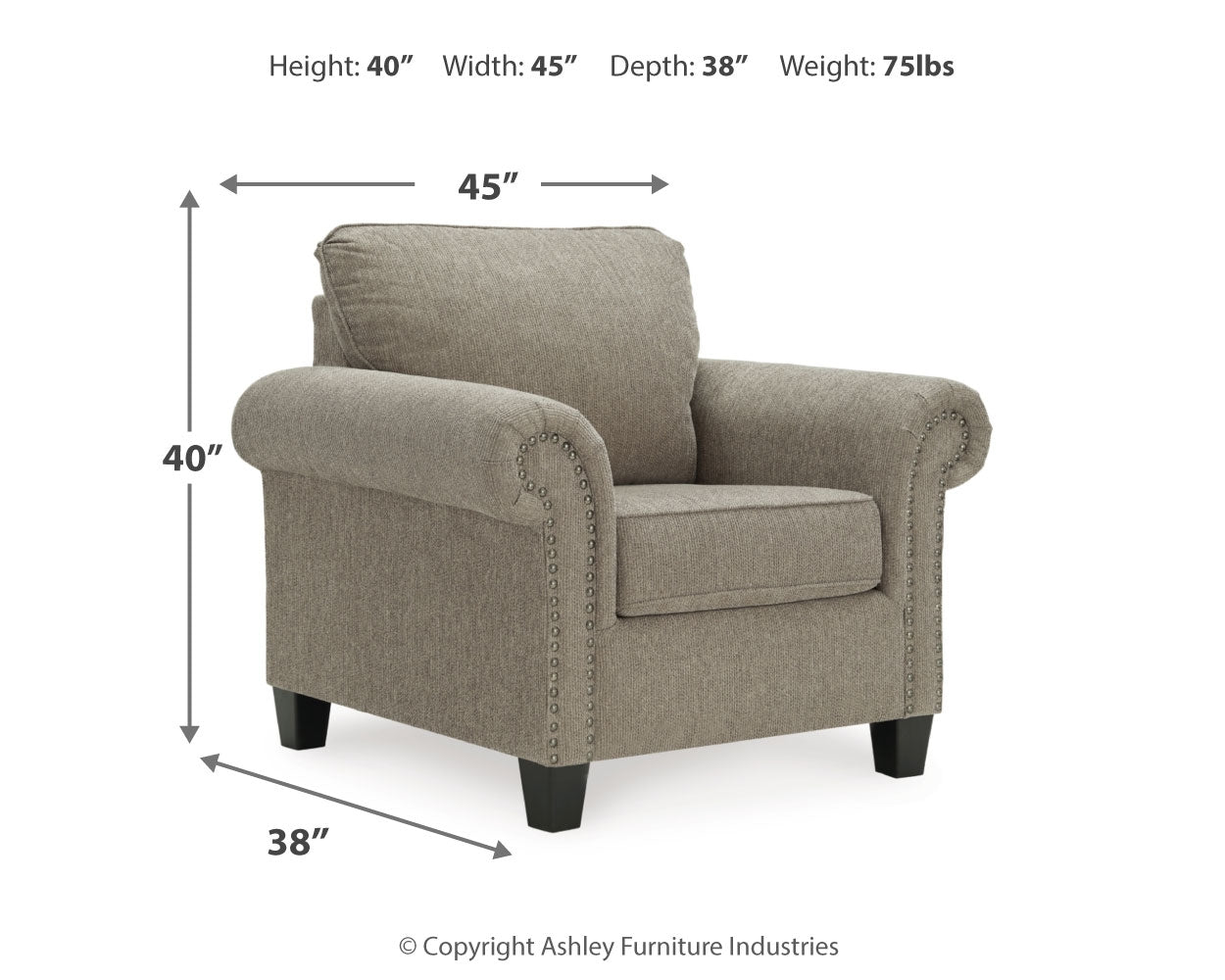 Shewsbury Sofa, Loveseat and Chair