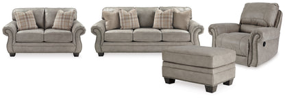 Olsberg Sofa, Loveseat, Recliner, and Ottoman