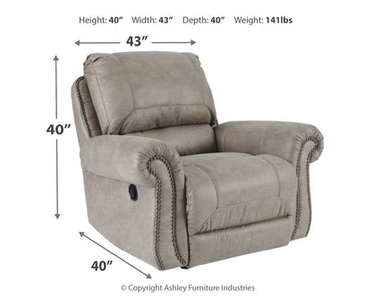 Olsberg Sofa, Loveseat, Recliner, and Ottoman