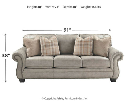 Olsberg Sofa, Loveseat, Recliner, and Ottoman