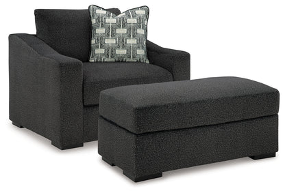 Wryenlynn Oversized Chair and Ottoman