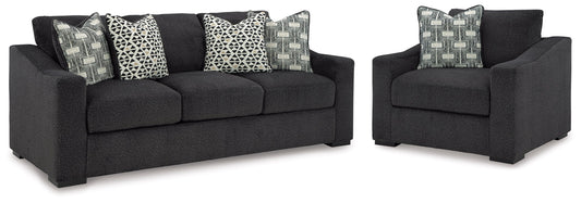 Wryenlynn Sofa and Oversized Chair