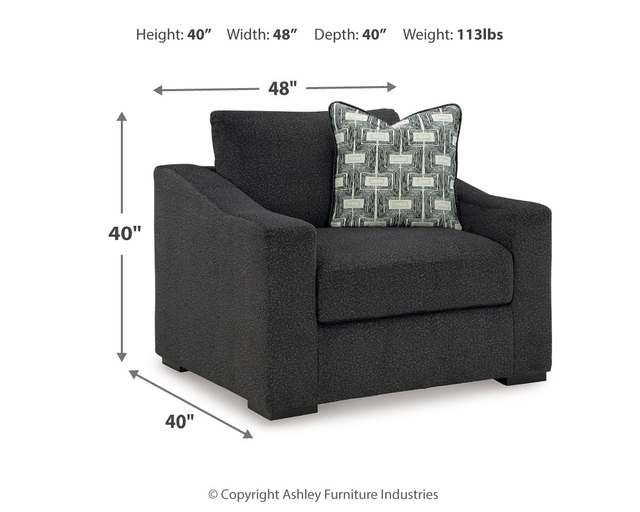 Wryenlynn Oversized Chair and Ottoman