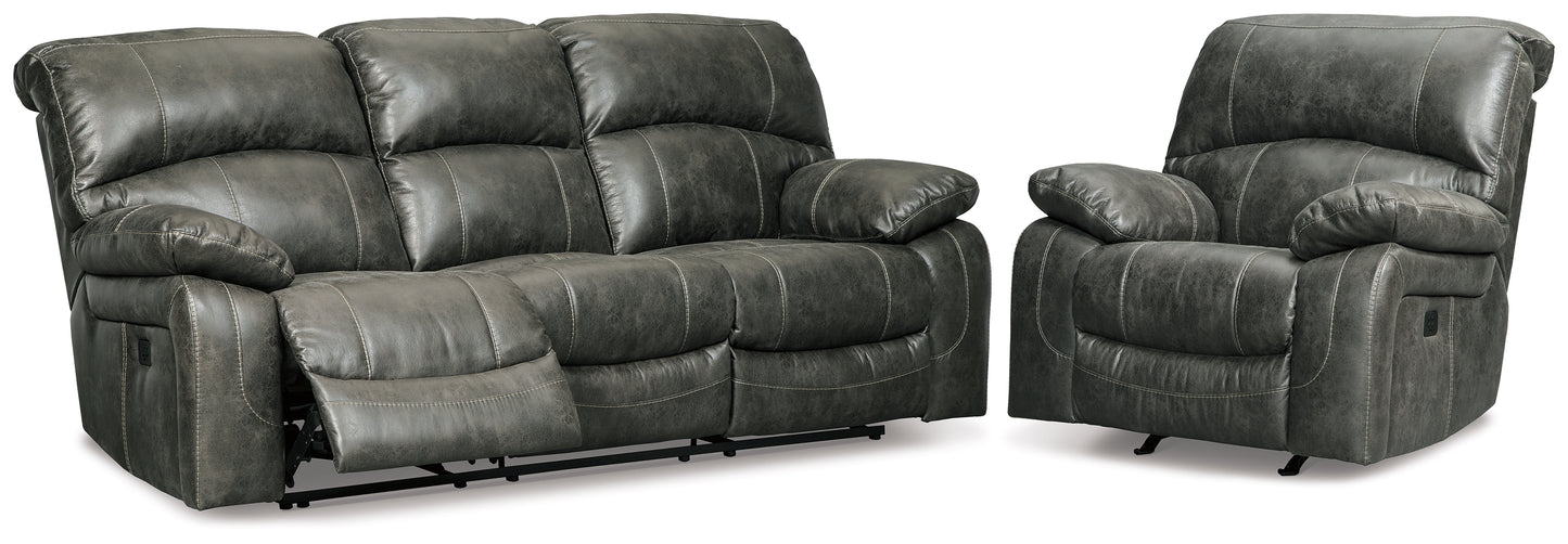 Dunwell Power Reclining Sofa with Power Recliner