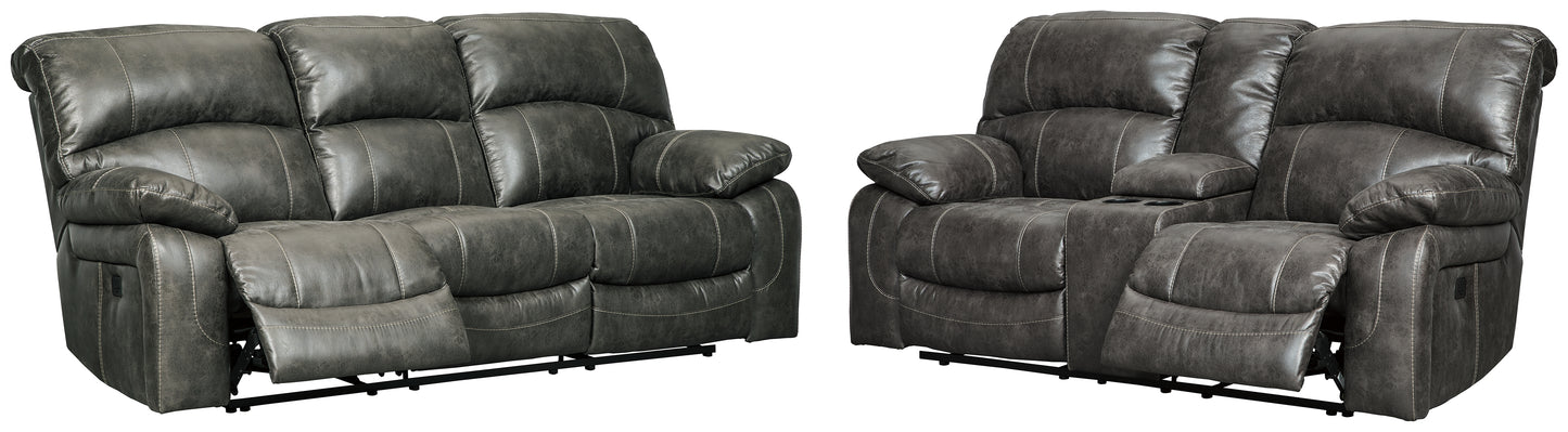 Dunwell Power Reclining Sofa and Loveseat