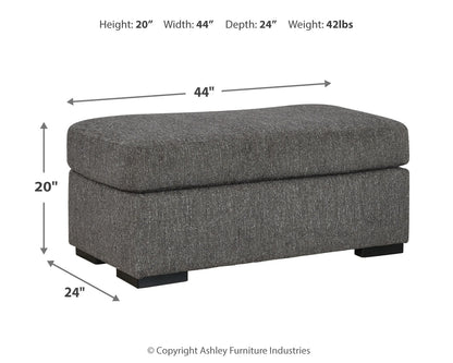 Gardiner Sofa Chaise and Ottoman