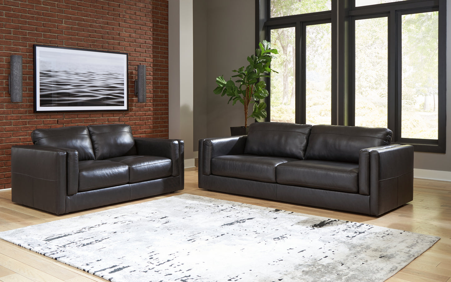 Amiata Sofa, Loveseat, Oversized Chair and Ottoman