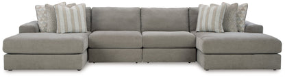 Avaliyah 4-Piece Double Chaise Sectional