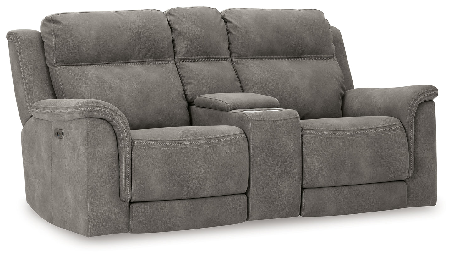 Next-Gen DuraPella Power Reclining Loveseat with Console