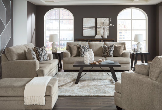 Stonemeade Sofa, Loveseat, Oversized Chair and Ottoman