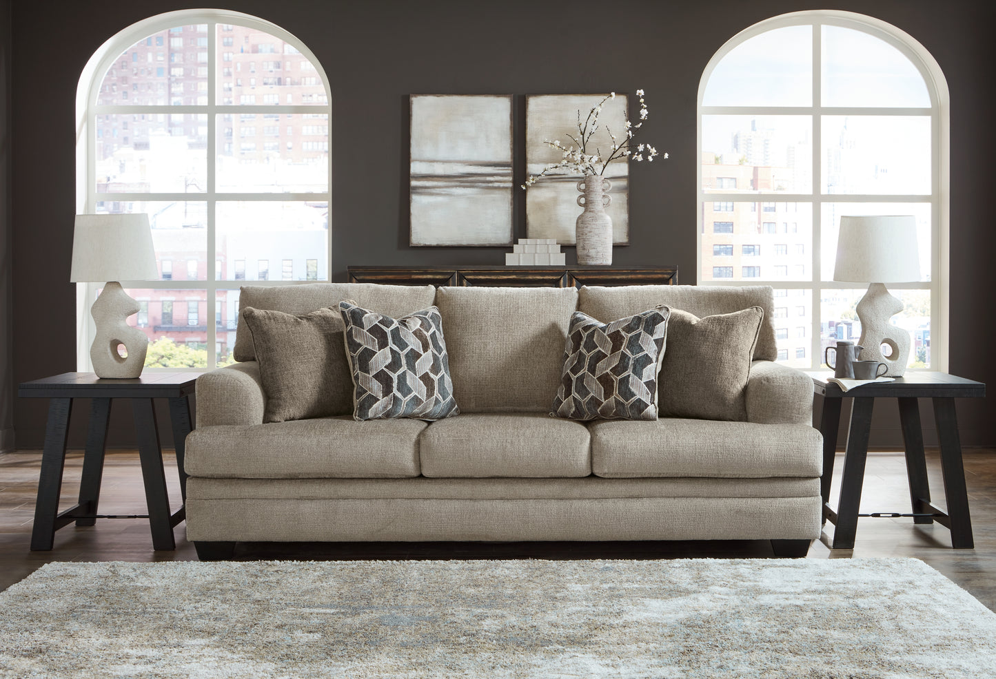 Stonemeade Sofa, Loveseat, Oversized Chair and Ottoman