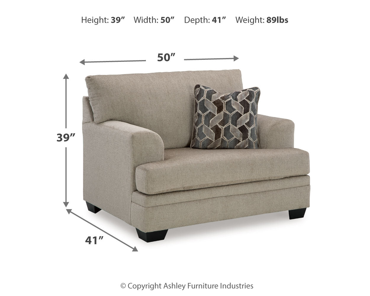 Stonemeade Sofa, Loveseat, Oversized Chair and Ottoman