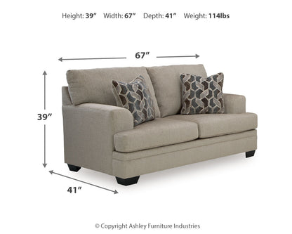 Stonemeade Sofa, Loveseat, Oversized Chair and Ottoman