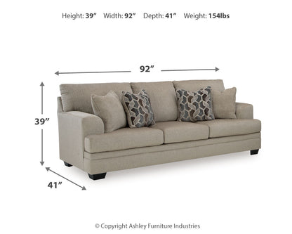 Stonemeade Sofa, Loveseat, Oversized Chair and Ottoman