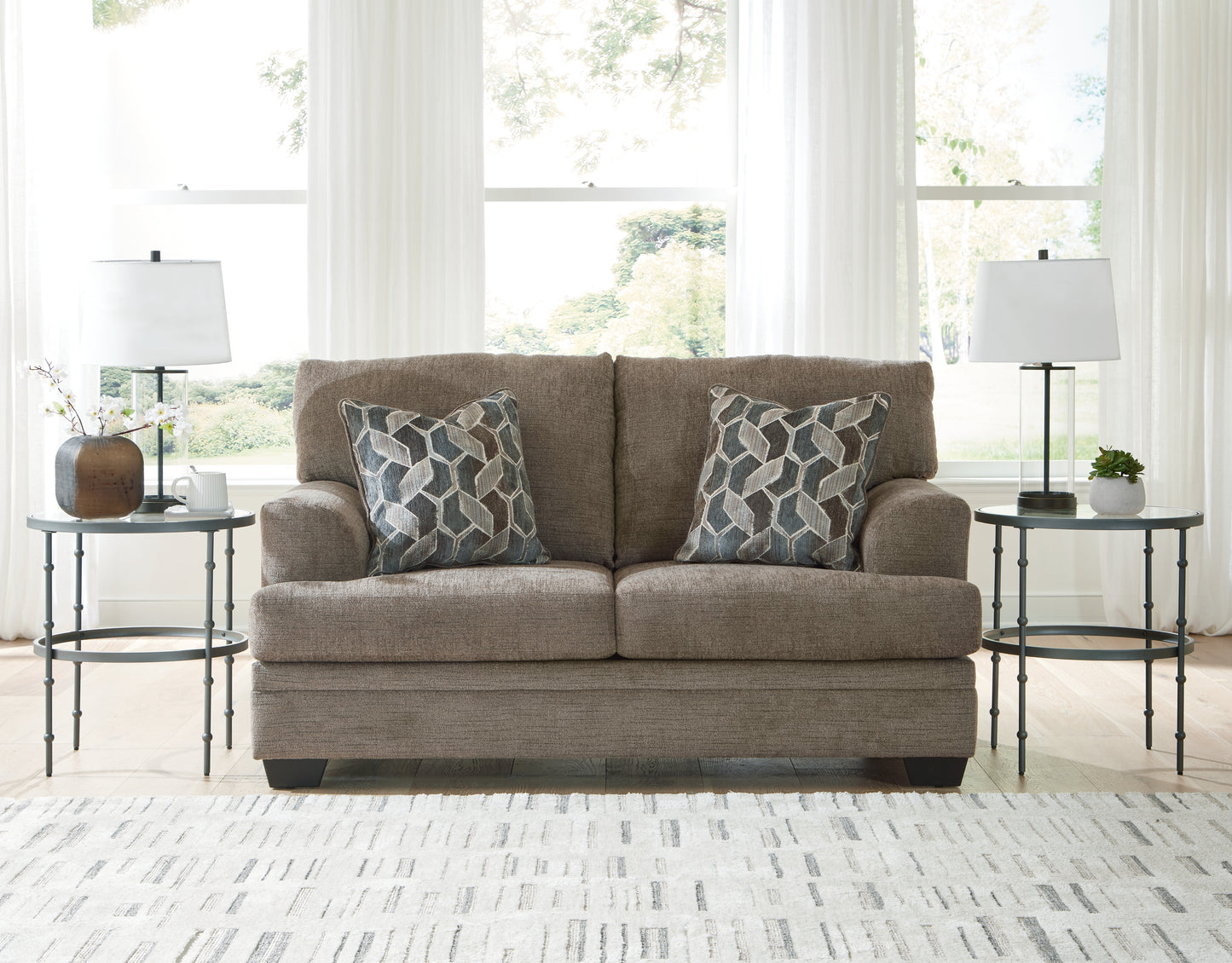 Stonemeade Sofa, Loveseat, Oversized Chair and Ottoman