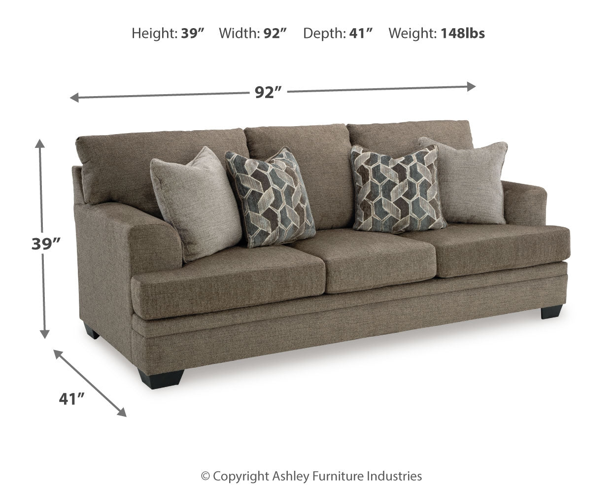 Stonemeade Sofa, Loveseat, Oversized Chair and Ottoman