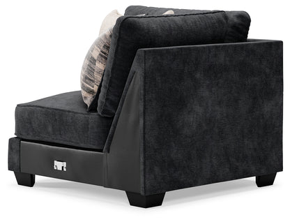 Lavernett 5-Piece Sectional and Ottoman