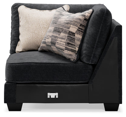 Lavernett 5-Piece Sectional and Ottoman