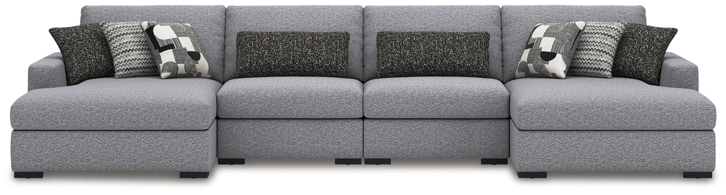 Bealton 4-Piece Sectional with Double Chaise
