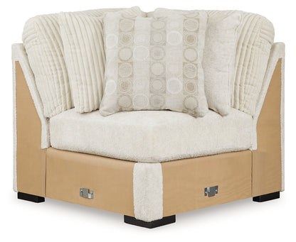 Chessington 4-Piece Sectional and Oversized Accent Ottoman