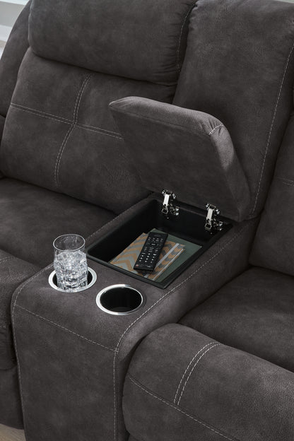 Brysonview Reclining Loveseat with Console