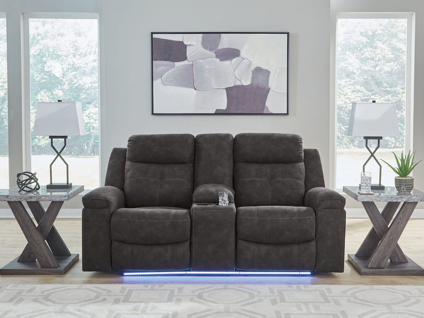 Brysonview Reclining Loveseat with Console