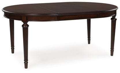 Lavinton - 8 Pc. - Dining Room Extension Table, 6 Side Chairs, Server - Brown