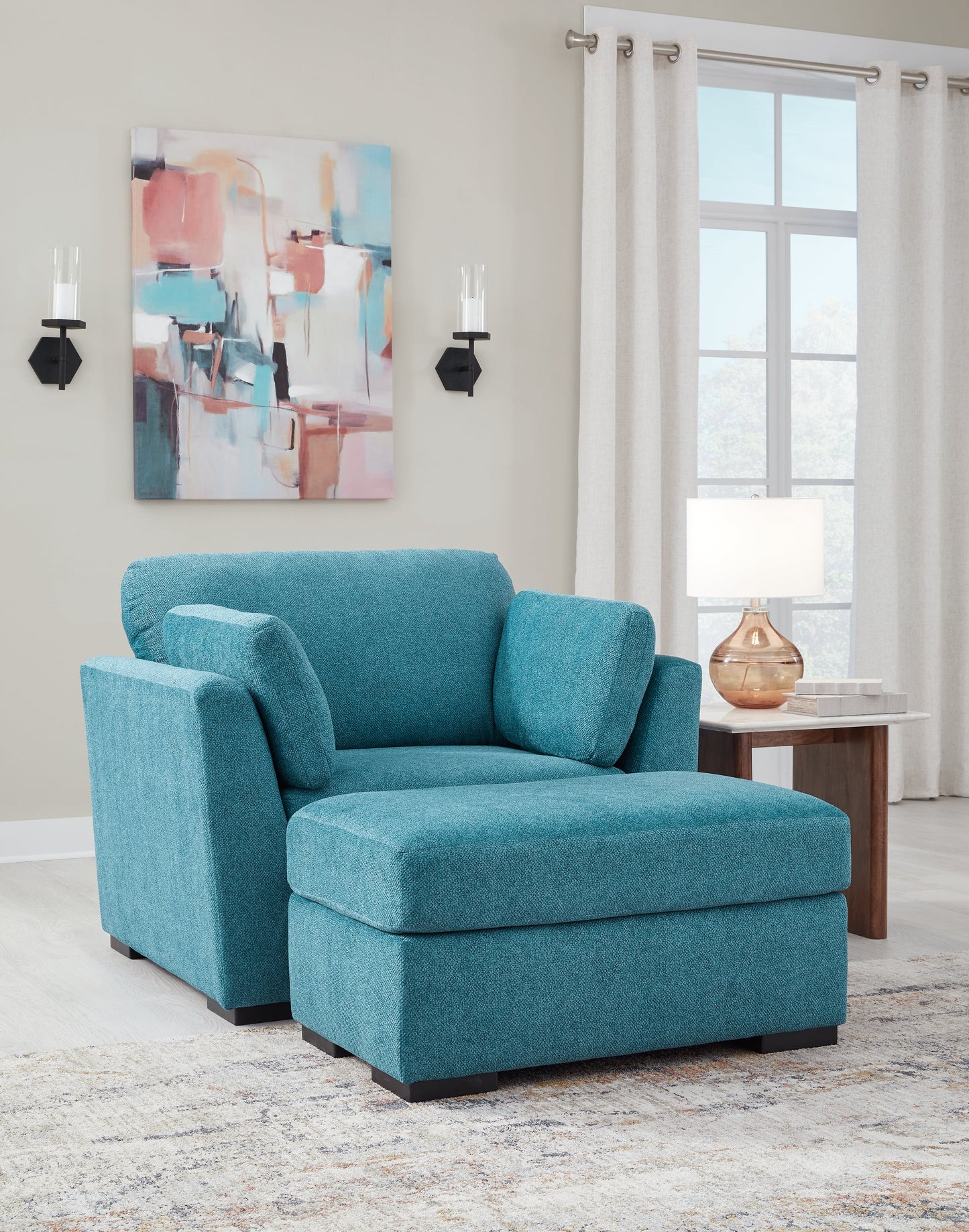 Keerwick Sofa, Loveseat, Oversized Chair and Ottoman