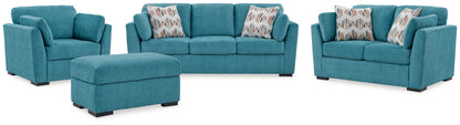 Keerwick Sofa, Loveseat, Oversized Chair and Ottoman