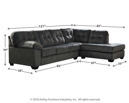 Accrington 2-Piece Sectional with Ottoman