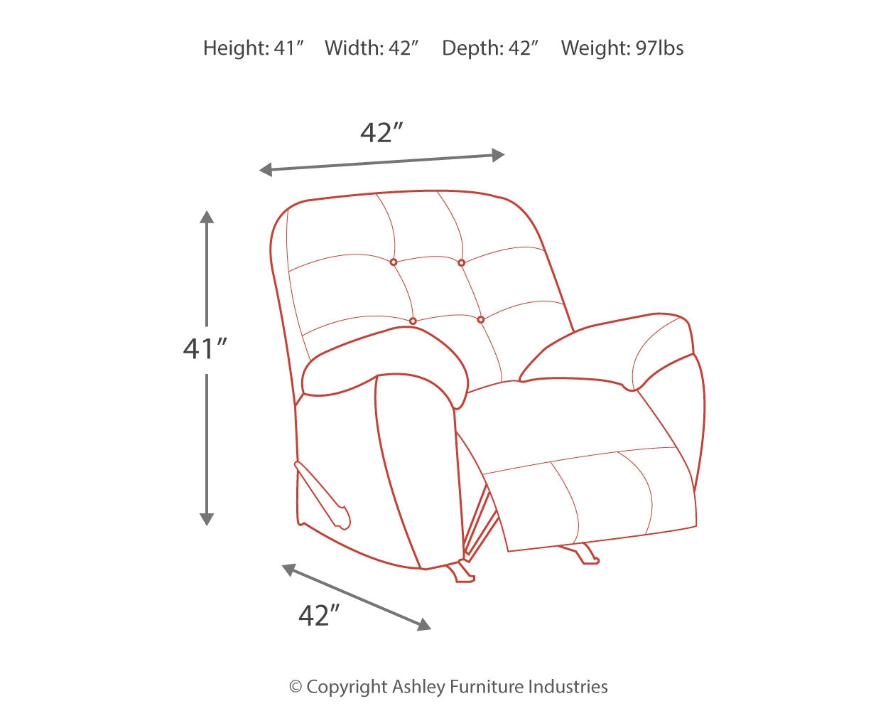 Accrington Sofa with Recliner