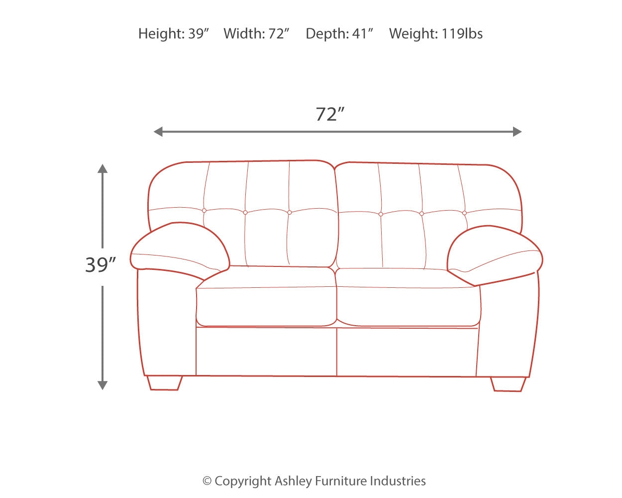 Accrington Loveseat and Recliner