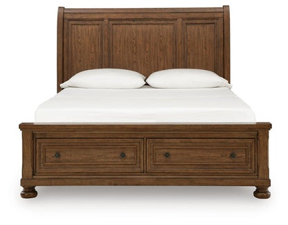 Zackaryn - Sleigh Storage Bed