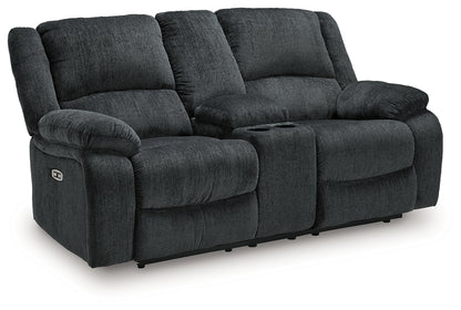 Draycoll Power Reclining Loveseat with Console