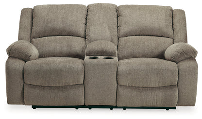 Draycoll Reclining Loveseat with Console