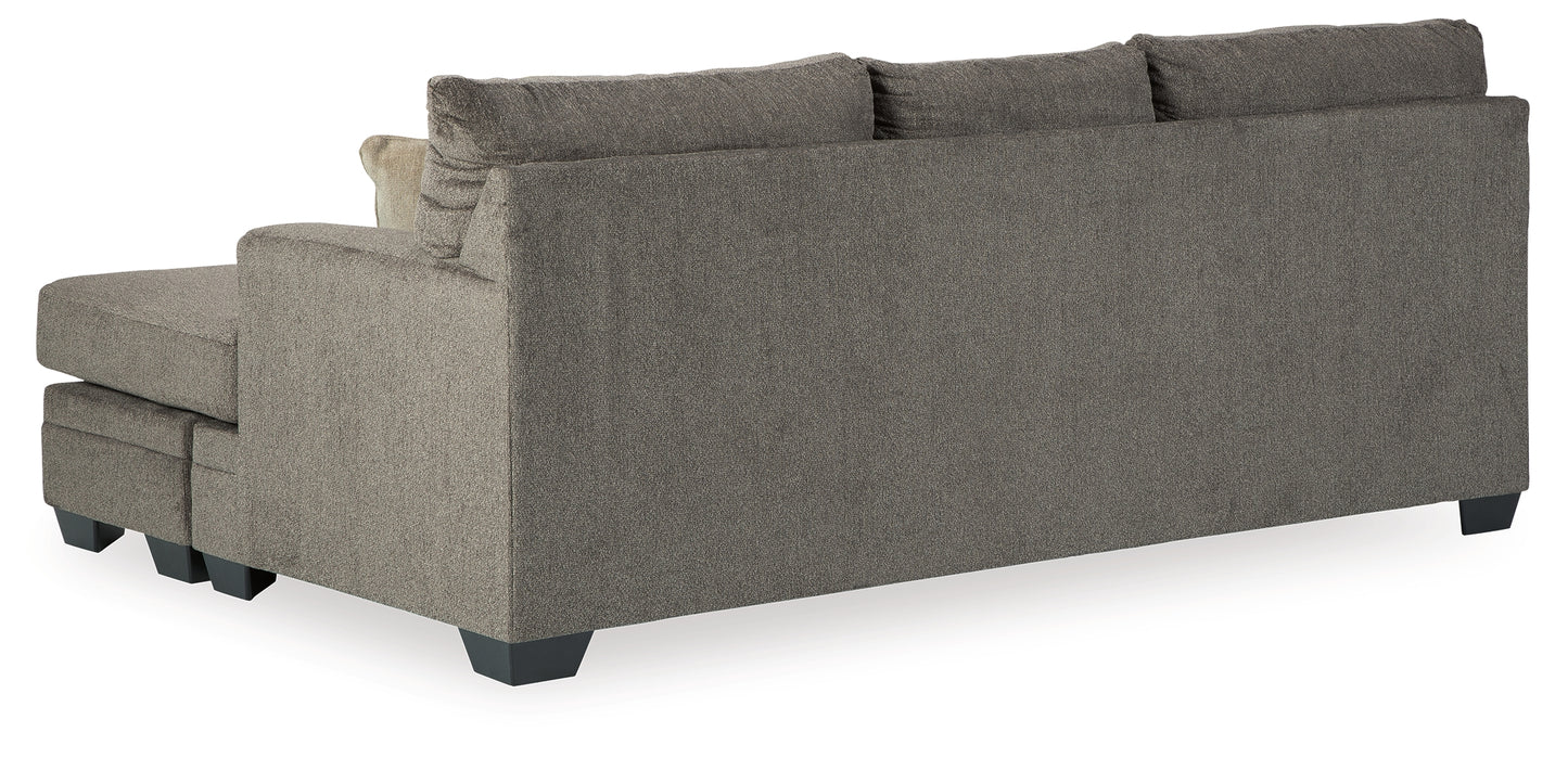 Dorsten Sofa Chaise, Recliner and Ottoman