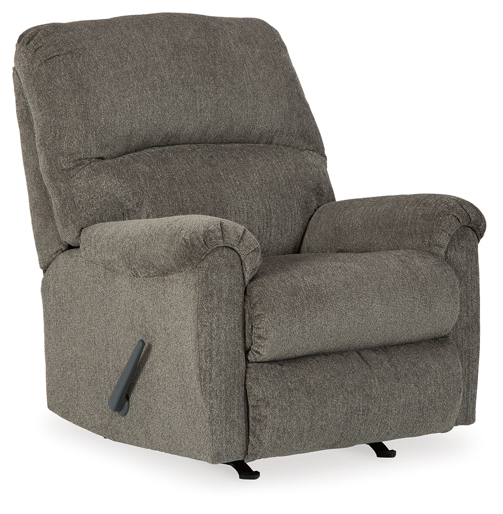 Dorsten Sofa Chaise, Recliner and Ottoman