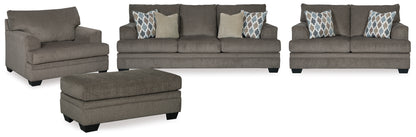 Dorsten Sofa, Loveseat, Oversized Chair and Ottoman